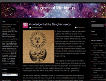 Tablet Screenshot of alchemical-weddings.com